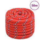 tovværk til båd 20 mm 50 m polypropylen rød