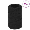 tovværk til båd 2 mm 25 m polypropylen sort