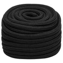 tovværk til båd 20 mm 100 m polypropylen sort