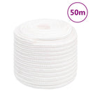 tovværk til båd 18 mm 50 m polypropylen hvid