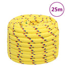 tovværk til båd 20 mm 25 m polypropylen gul