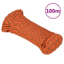tovværk til båd 3 mm 100 m polypropylen orange