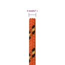 tovværk til båd 5 mm 25 m polypropylen orange