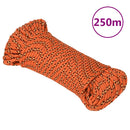 tovværk til båd 5 mm 250 m polypropylen orange