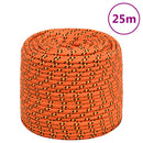 tovværk til båd 6 mm 25 m polypropylen orange