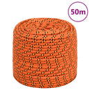 tovværk til båd 6 mm 50 m polypropylen orange