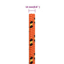 tovværk til båd 14 mm 25 m polypropylen orange