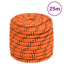 tovværk til båd 16 mm 25 m polypropylen orange