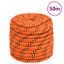 tovværk til båd 16 mm 50 m polypropylen orange