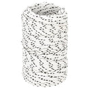 flettet tovværk 2 mm x 25 m polyester hvid