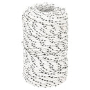 flettet tovværk 2 mm x 100 m polyester hvid