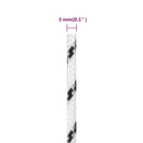 flettet tovværk 3 mm x 250 m polyester hvid