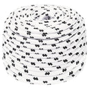 flettet tovværk 6 mm x 25 m polyester hvid
