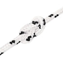 flettet tovværk 8 mm x 25 m polyester hvid