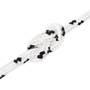 flettet tovværk 10 mm x 25 m polyester hvid