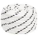 flettet tovværk 16 mm x 50 m polyester hvid