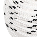 flettet tovværk 20 mm x 50 m polyester hvid