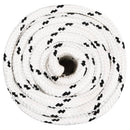 flettet tovværk 20 mm x 100 m polyester hvid