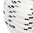 flettet tovværk 20 mm x 100 m polyester hvid