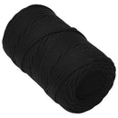 arbejdsreb 2 mm 250 m polyester sort