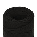 arbejdsreb 2 mm 250 m polyester sort