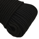 arbejdsreb 3 mm 50 m polyester sort