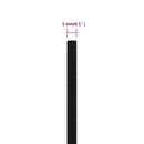 arbejdsreb 3 mm 50 m polyester sort