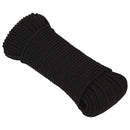 arbejdsreb 3 mm 250 m polyester sort
