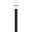 arbejdsreb 4 mm 50 m polyester sort