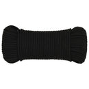 arbejdsreb 4 mm 500 m polyester sort