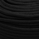 arbejdsreb 8 mm 25 m polyester sort