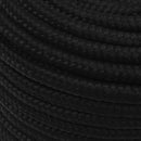arbejdsreb 12 mm 100 m polyester sort