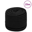 arbejdsreb 18 mm 25 m polyester sort