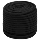 arbejdsreb 18 mm 100 m polyester sort