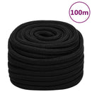 arbejdsreb 20 mm 100 m polyester sort