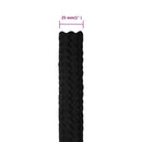 arbejdsreb 25 mm 25 m polyester sort