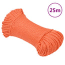 arbejdsreb 3 mm 25 m polypropylen orange