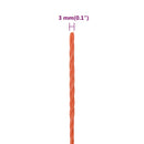 arbejdsreb 3 mm 10 m polypropylen orange