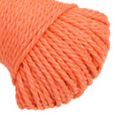 arbejdsreb 6 mm 100 m polypropylen orange