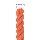 arbejdsreb 20 mm 25 m polypropylen orange