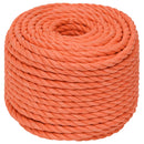 arbejdsreb 24 mm 50 m polypropylen orange