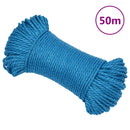 arbejdsreb 3 mm 50 m polypropylen blå