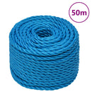 arbejdsreb 14 mm 50 m polypropylen blå