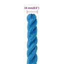 arbejdsreb 16 mm 50 m polypropylen blå