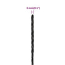 arbejdsreb 3 mm 50 m polypropylen sort