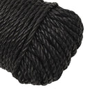 arbejdsreb 6 mm 50 m polypropylen sort