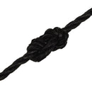 arbejdsreb 6 mm 250 m polypropylen sort
