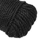 arbejdsreb 8 mm 50 m polypropylen sort