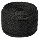 arbejdsreb 10 mm 50 m polypropylen sort