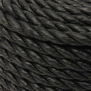 arbejdsreb 10 mm 50 m polypropylen sort